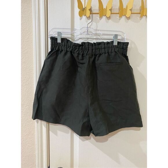 NWT ZARA Linen Blend Skort size medium - Picture 2 of 7